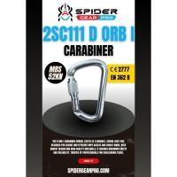 ราคา ห่วงนิรภัยสำหรับไต่เขา ปีนเขา โรยตัว และงานกู้ภัย รุ่น 12U-2SC111 - Carabiner (24893182967)