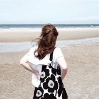 ราคา Marimekko unikko tote bag ดอกดำ (503708189)