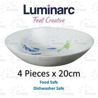 ราคา Luminarc Seine Blue 20CM Plate ( 4 ชิ้น ) FREE BUBBLE WRAPPING (22668840511)