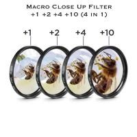 ราคา Close Up Macro Filter +1 +2 +4 +10 Close-UP for Gopro Camera (6658990198)