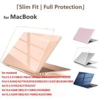 ราคา เคสแบบด้านบางเฉียบ for Macbook Pro 13" A2338 A2289 A2251 Air 13.6 15 M2 M3 M4 A2681 13.3 M1 A2337 A1706 A2179 A1708 CASE (42073113010)