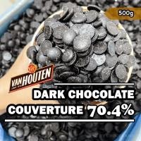 ราคา ‼️ของแท้‼️ Van Houten 70.4% Dark Chocolate Couverture ดาร์กช็อกโกแลต แท้ ดาร์คช็อคโกแลต (6542787816)