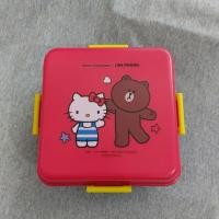 ราคา กล่องข้าวคิตตี้แอนด์บราวน์ของเซเว่น 2 ชั้นมือสองสภาพดี (28608646478)