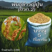 ราคา พันธุ์ข้าวญี่ปุ่น(กวก.2) บรรจุ 5 Kg. พันธุ์ข้าวอย่างดี คัดพิเศษ ปลูกเองขายเองโดยวิธีธรรมชาติ ปลูกได้ทั้งนาปีและนาปรัง (27563300271)