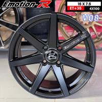 ราคา ล้อแม็กขอบ 15x7.5 ET+35 4รูx100 ยี่ห้อ Emotion-R รุ่น V08 (ราคาต่อ1วง) *ขายยกชุด4วง* งานคุณภาพ By Lenso (23606341815)