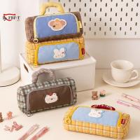 ราคา กระเป๋าดินสอลายสก๊อตลายการ์ตูนน่ารัก-เคสเครื่องเขียนแบบพกพาความจุขนาดใหญ่สําหรับเด็กผู้หญิง (55261475085)