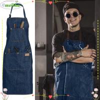 ราคา โมลิฮา 1ชิ้นผ้ากันเปื้อนยีนส์,กันน้ําตัดผมผ้าร้านทํางานเสื้อผ้า,ทนทาน ยีนส์ กับกระเป๋าปรับช่างทําผมชุดครัวทําอาหารตัดผมเครื่องมือจัดแต่ง (54410886900)