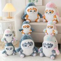 ราคา Kawaii Shark Cat Plush Soft Plush Stuffed Animal Shark Cat & Fool Plushies Doll Cute Peluche Kids B ies (25978843880)