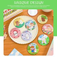 ราคา พร้อมส่งลายการ์ตูนกระจกขนาดเล็กน่ารักกระจกแต่งหน้าแบบพกพารอบกระจกมือถือขนาดเล็กCOD (24706949864)