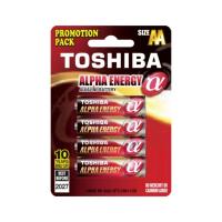 ราคา โตชิบา ถ่านอัลคาไลน์AA Toshiba Alkaline Battery AA 6Pcs. (46209555259)