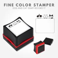 ราคา แสตมป์สำหรับสมุดบันทึก Taiyo Toma Fine Color Stamper หมายเลข 17 ลายสุนัขและแมว สีหมึก: ดำ ผลิตจากประเทศญี่ปุ่น เหมาะสำหรับสมุดบันทึก/สมุดไดอารี่ (44062165739)