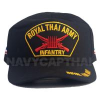 ราคา หมวกแก๊ปทหาร ROYAL THAI ARMY INFANTRY ปักลายทหารราบ (48308335345)