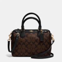 ราคา coach signature mini bennett satchel มือ1 (66849877)