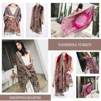ราคา ผ้าพันคออาหรับตุรกี Pahmina Hijab ผ้าขนสัตว์ชนิดหนึ่งระดับพรีเมียมหนาและเท่ล่าสุด (44806320954)
