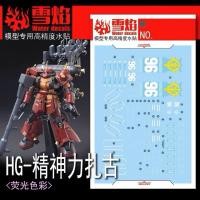 ราคา ดีคอลน้ำ SF HG 70 UC DECAL HG1/144 Zaku II High Mobility Type "Psycho Zaku" (Thunderbolt) (24650405149)