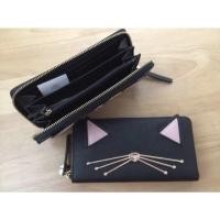 ราคา *Used กระเป๋าสตางค์ kate spade cat's meow bag(ของแท้ช้อปเมกา) (11680820051)