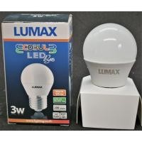 ราคา Lumax หลอดไฟ LED(หลอดปิงปอง) (E27) แสงสีส้ม(Warmwhite) ขนาด 3 W (3924870918)