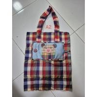 ราคา ถุงผ้า ผ้าขาวม้า พับเก็บได้ A2, A5 (41961899693)