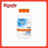 ราคา Doctor's Best, MSM with OptiMSM®, 1,500 mg, 120 Tablets (41602824292)