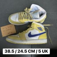 ราคา Nike Jordan 1 Mid มือสอง (38.5/24.5CM) ของแท้ 100% (48455779655)