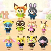 ราคา ZOOTOPIA การ์ตูน Crazy Animal City Lego Building Blocks 1 ชุด 10 กล่องเลโก้ครบชุด 10 in 1 (41181067932)