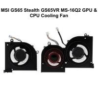 ราคา FZNotebook CPU GPU พัดลมระบายความร้อนสําหรับ MSI GS65 GS65VR Stealth 8SE 8SF MS-16Q2 MS-16Q1 16Q3 แล็ปท็อป Cooler พัดลม 16Q2-CPU BS5005HS-U3I (55909622178)