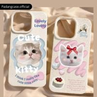 ราคา CASE cat iPhone Case 14 15 Pro MAX 7 8 6 6S Plus 11 13 12 mini XR XS MAX 7Plus 8Plus SE 2023 iPhone เคสซิลิโคนกันกระแทก (42764729374)