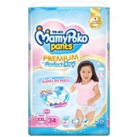 ราคา มามี่โพโคกางเกงผ้าอ้อมเด็กหญิงขนาด XXL 34ชิ้น Mamy Poko Diaper Pants Girl Size XXL 34pcs. [8851111415410] (42880781958)