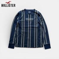 ราคา เสื้อยืดแขนยาวมือสอง Hollister อก 40 ยาว 27 (size M) สีกรม ลายทาง สภาพใหม่ ไม่มีตำหนิ (40027146181)