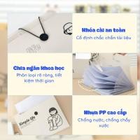 ราคา ถุงใส่แฟ้ม แฟ้ม ก4 มีหลายช่องใส่ของ ช่องใส่แฟ้ม 5-8-12 ช่อง ดีไซน์เรียบง่าย สะดวกและสวยงาม (48306542467)