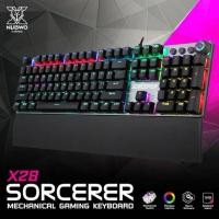 ราคา NUBWO X28 KEYBOARD SORCERER X28/X28 RGB RED SWITCH คีย์บอร์ดเกมมิ่ง ปุ่มแมคคานิคอล ปรับเปลี่ยนโหมดด้วยลูกบิด (8115659831)
