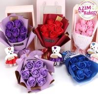 ราคา ช่อดอกไม้สบู่ ตุ๊กตาหมี ตุ๊กตาหมีวันเกิดดอกไม้วันเกิด พร้อมกล่อง ช่อดอกไม้ตุ๊กตาหมี (18389109406)