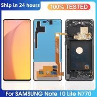 ราคา 6.7 "AMOLED สําหรับ Samsung Note 10 Lite จอแสดงผล LCD Touch Screen Replacement สําหรับ Samsung Note10 Lite N770 N770F กรอบ (47060557379)