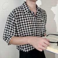 ราคา เสื้อเชิ้ตผู้ชาย โอเวอร์ไซส์ เสื้อเชิ้ตแขนสั้น (41179054138)