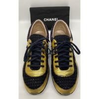 ราคา Chanel tweed sneakers used (11862173519)