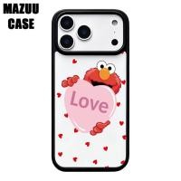 ราคา เคสไอโฟน TPU ขอบดำ หลังแข็งใส กันกระแทก ลายเอลโม่เซซามีสตรีทสไตล์โรแมนติก สำหรับ iPhone 17 16 15 14 13 12 11 Pro Max Plu (50559728898)