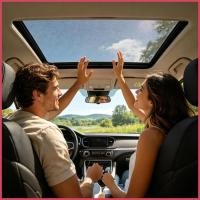 ราคา Sunroof ม่านบังแดดตาข่าย Quick ติดตั้ง UV Protection Breathable Universal Camping Auto Sunroof Shade สําหรับ Sleeping dadwenth (52811293436)