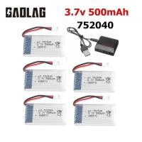 ราคา 500mAh 3.7V752540 แบตเตอรี่ลิโพพร้อมที่ชาร์จสำหรับ Syma X5C X5SW M68 Cheerson CX-30 H5C อะไหล่โดรน RC 2 (27289567574)