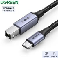 ราคา UGREEN รุ่น US370 สายต่อปริ้นเตอร์ USB C to USB Type B 2.0 Printer Cable 3FT Printer Scanner Cord (27874994577)