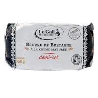 ราคา เลอแกลเนยสไลท์ลีบริตทานีชนิดเค็ม 250กรัม Le Gall Slightly Salted Brittany Butter 250g. [หมายเลขบาร์โค้ด 3274932102508 ] (53059724825)