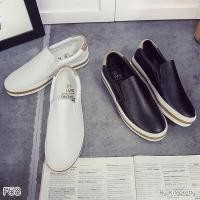 ราคา #รองเท้า #ผ้าใบหนัง เกาหลี style #korea #F58 (ทักแชทก่อนสั่งนะคะ) (6247461218)