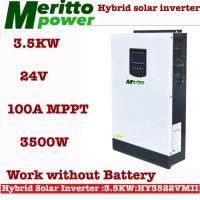 ราคา 3.5KW/5.5KW Hybrid solar inverter 24V100A MPPT 48V110A MPPT 230VAC,50Hz work without Battery (11755368986)