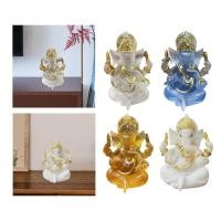 ราคา [arutoxalc] เรซิ่นช้างพระพิฆเนศพระพุทธรูปแกะสลักFigurineตกแต่งHandmade Craft 3.5 นิ้วสูงสําหรับห้องนั่งเล่นFine Workmanship (50958080465)