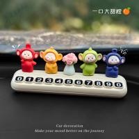 ราคา [พร้อมสต็อกขายร้อน] รูปแบบใหม่รถจํานวนแผ่นเครื่องประดับเทเลทับบี้รักษาชุดตุ๊กตาตุ๊กตาขนาดเล็กรถที่จอดรถรถย้ายแผ่นโทรศ (46811108858)