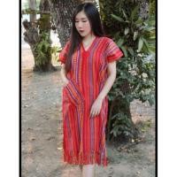 ราคา ชุดเดรสผ้าฝ้ายนากาทรงกระเหรี่ยงสินค้าถ่ายจากงานจริงเน้อจ้าวสีอาจเพี๊ยนแล้วแต่รุ่นของโทรศัพคุณลูกค้าน่ะจ้าว (5141127814)