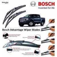 ราคา Bosch Advantage 16 & 24 inch ใบปัดน้ำฝน บ๊อช Ford Ranger ขนาด 16 นิ้ว และ 24 นิ้ว (842685085)