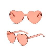 ราคา แว่นตา GAMT Rimless Sunglasses Love Heart ShapeColorful Lens Red เลนส์ HD คมชัด ของแท้ พร้อมส่ (1274739711)