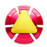 ราคา HF222 Fidget spinner -Hand spinner - GYRO (ไจโร) โลหะ อัลลอย์ IRON MAN สีแดง (670869534)