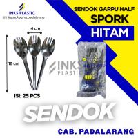 ราคา BLACK HALF SPORK SPOON และ FORK (50156185185)