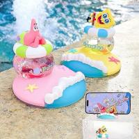 ราคา ที่วางโทรศัพท์มือถือ Nickelodeon SpongeBob SquarePants Swimming Time Series Mobile Phone Smartphone Stand Holder (28004366217)